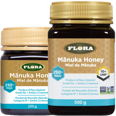 Flora Manuka Honey MGO 250+/UMF 10+ - sizes