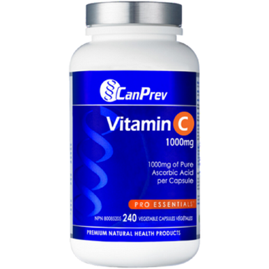 CanPrev Vitamin C 1000mg Capsules - front label