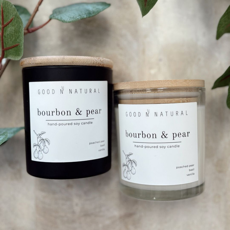 GNN Hand Crafted Candles Bourbon & Pear