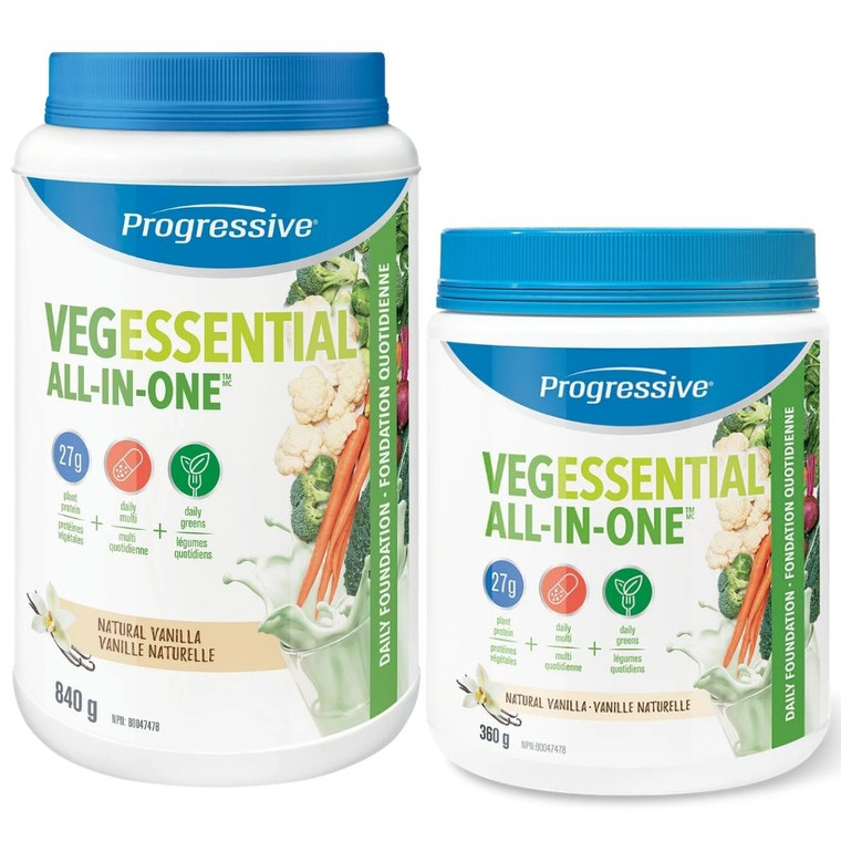 Progressive VegEssentials All-In-One Powder Vanilla