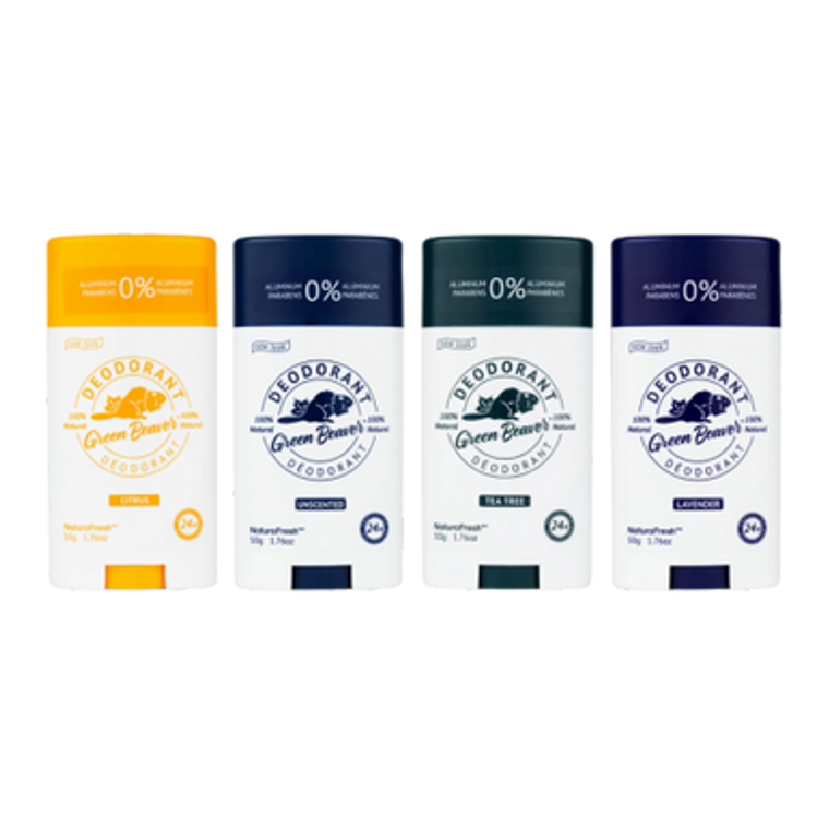 Green Beaver 100% Natural Deodorant (Variety of Scents)