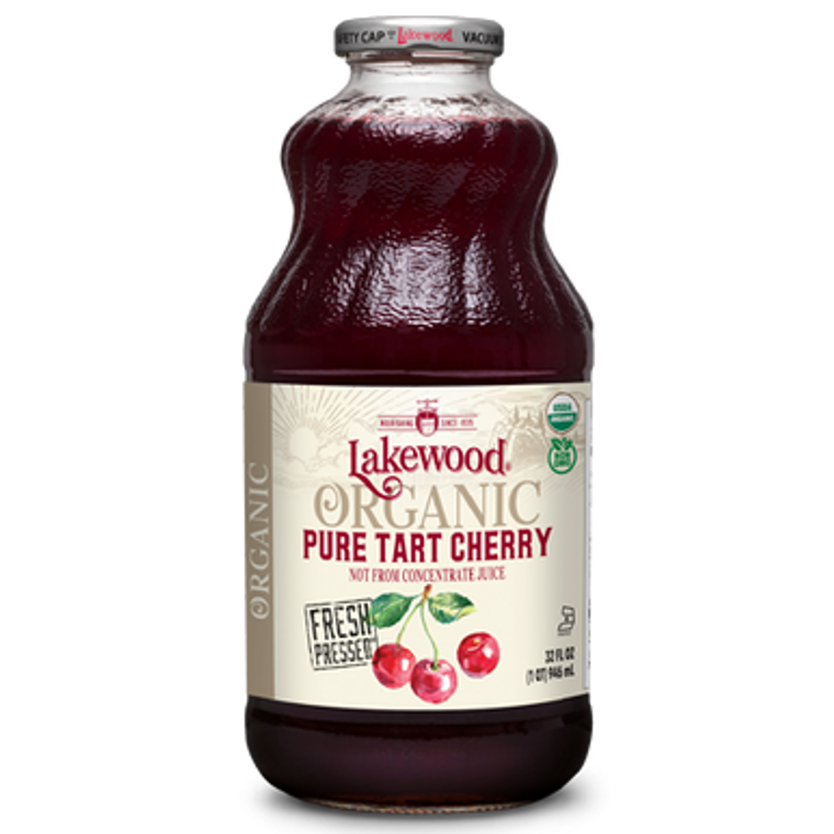 Lakewood Organic Pure Tart Cherry Juice - front label