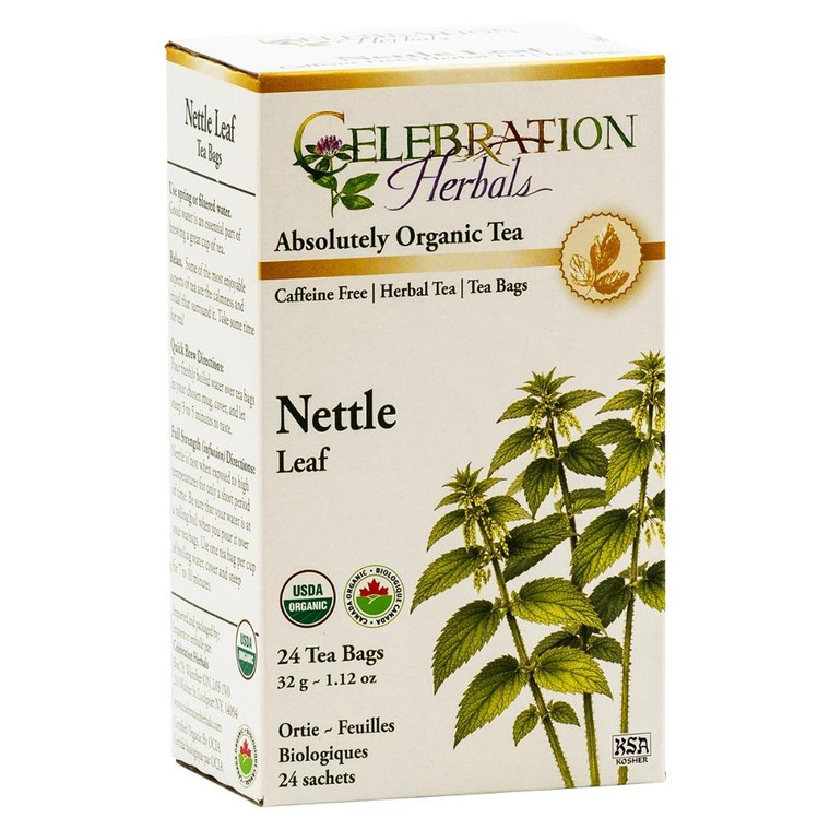Celebration Herbals Absolutely Organic Nettle Leaf Herbal Tea | 24 Tea Bags