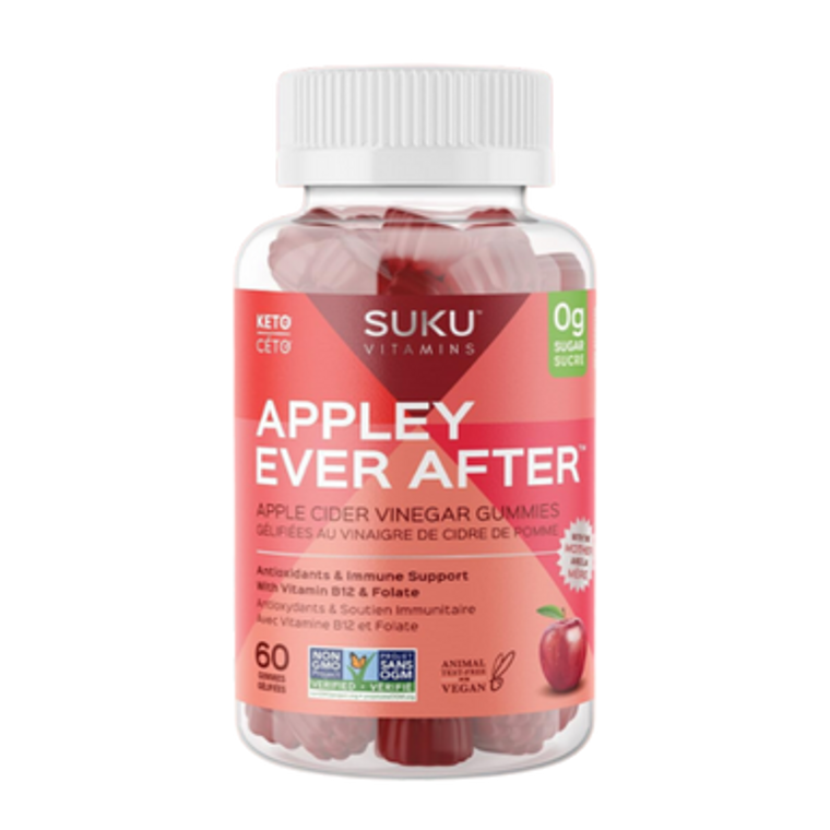 Suku Vitamins Appley Ever After Apple Cider Vinegar Gummies - Front label