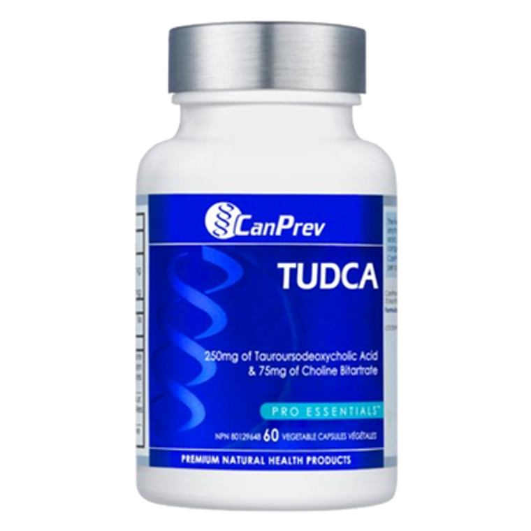 CanPrev Pro Essentials Tudca Capsules - front label CanPrev Pro Essentials Tudca Capsules - front label