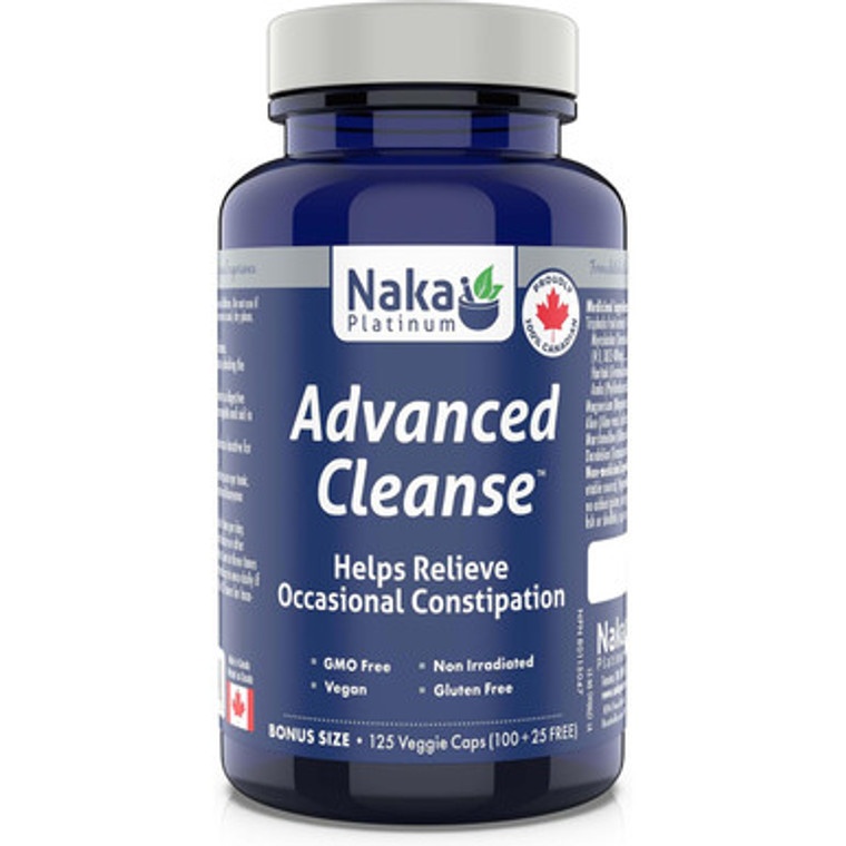 Naka Platinum Advanced Cleanse Capsules - front label Naka Platinum Advanced Cleanse Capsules - front label
