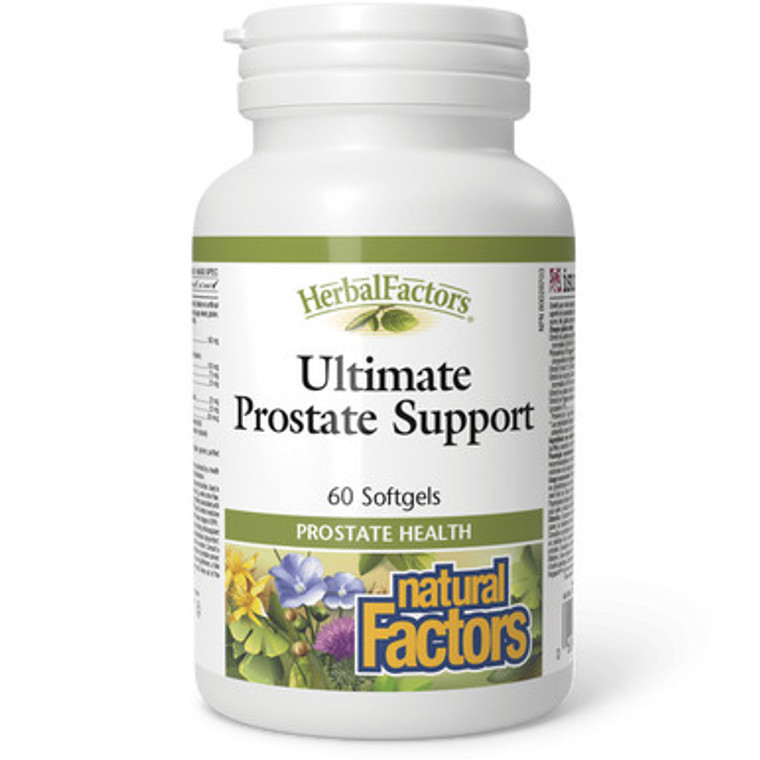Natural Factors Ultimate Prostate Support Capsules - front label