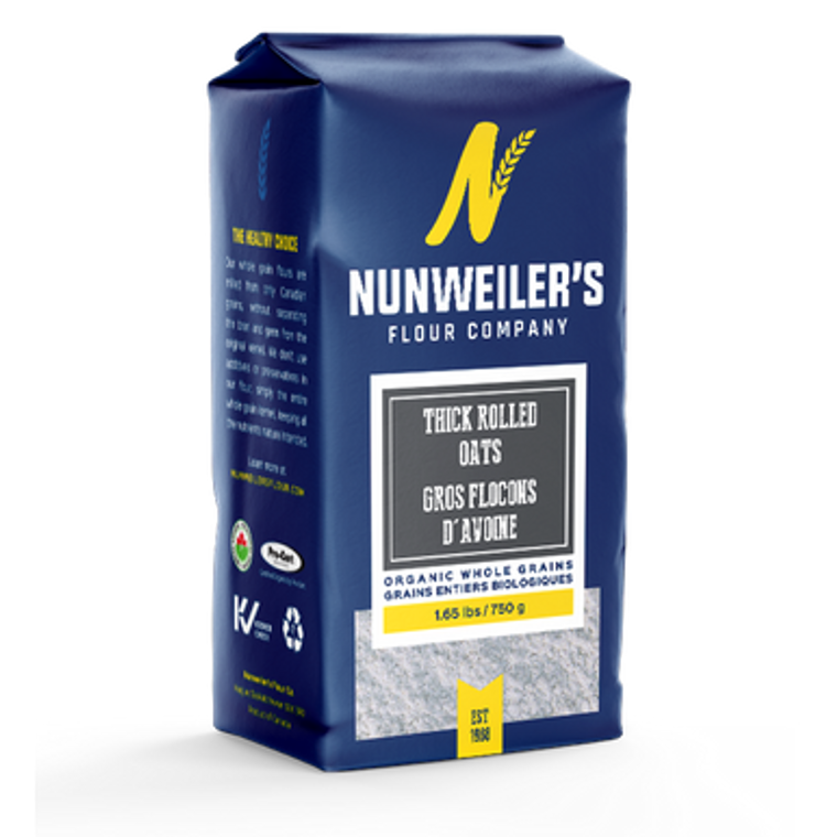 Nunweiler's Flour Company Organic Thick Rolled Oats