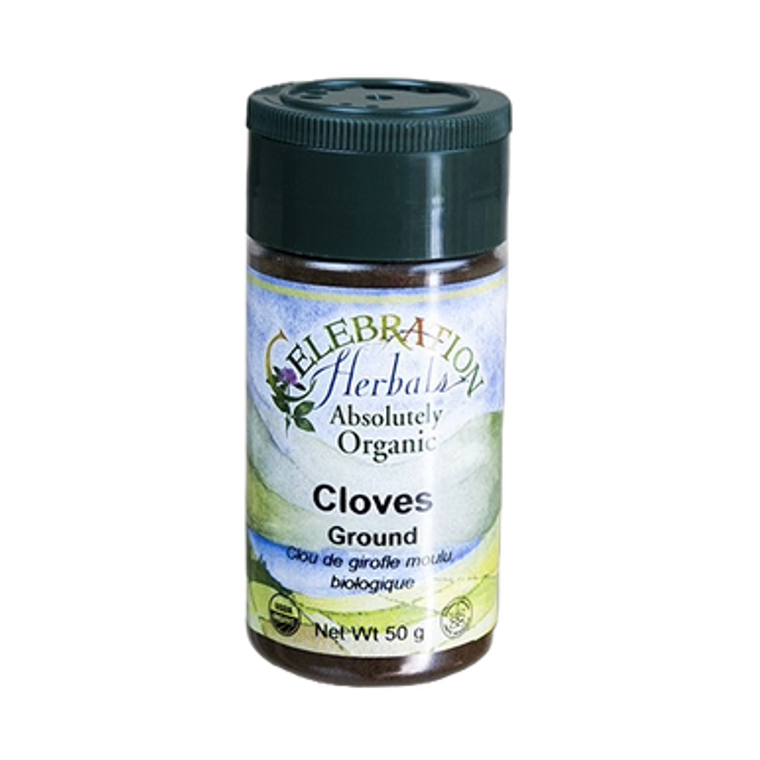 Celebration Herbals Org Cloves Ground | 48 grams - front label