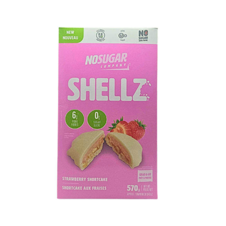 No Sugar Company Strawberry Shortcake Shellz  | 570 grams