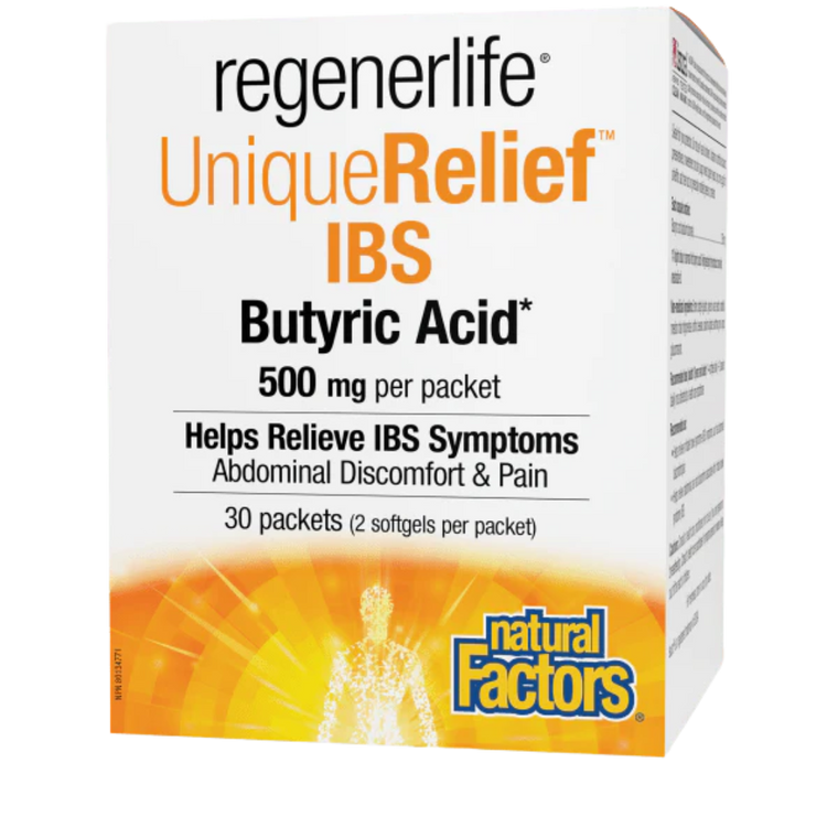 Natural Factors Regenerlife Unique Relief IBS | 30 packets
