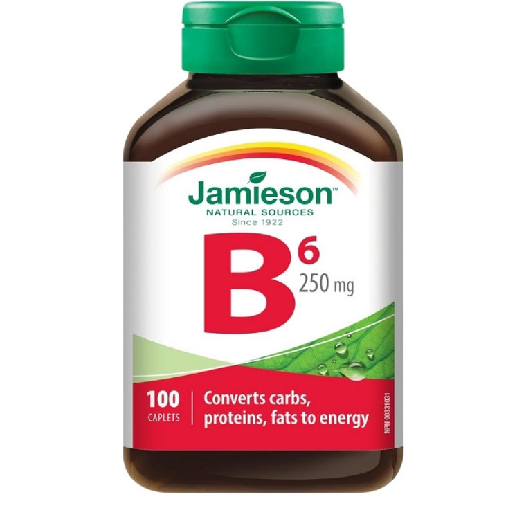 Jamieson - Vitamin B6 250 mg | 100 caplets.