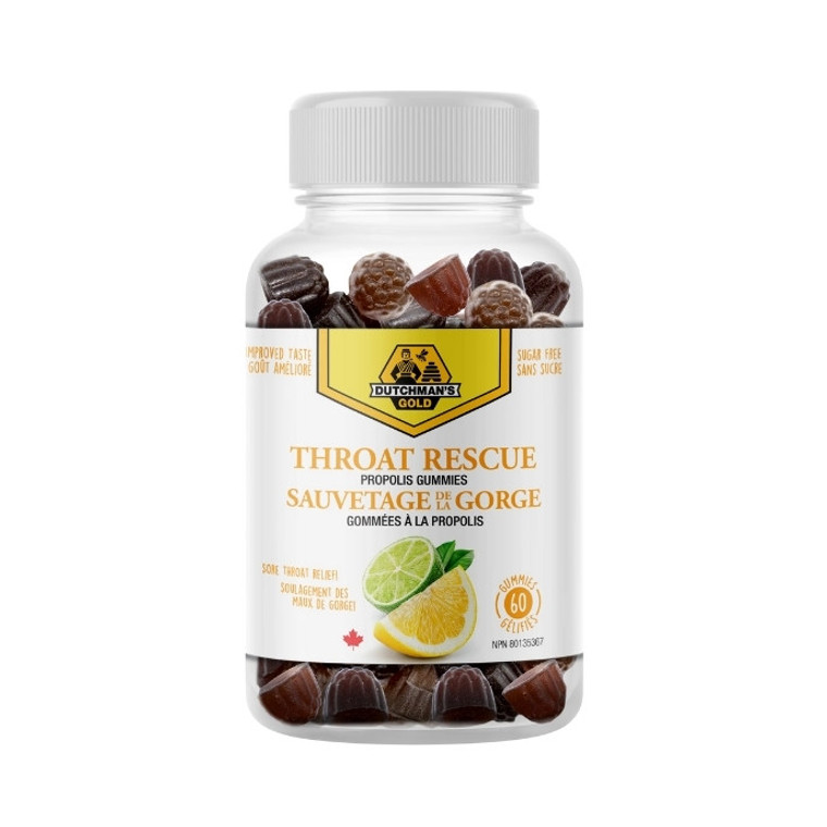 Dutchman's Gold Throat Rescue Gummies | 60 gummies Dutchman's Gold Throat Rescue Gummies | 60 gummies