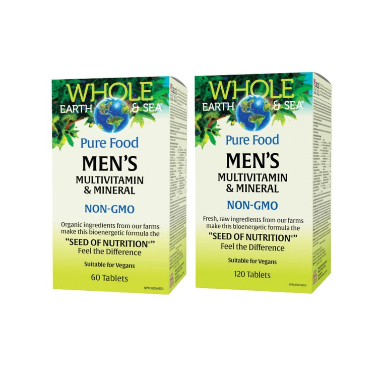 Whole Earth & Sea Men's Multivitamin & Mineral Tablets