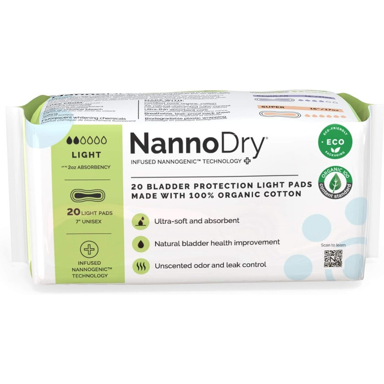 NannoPad Light Incontinence Pad | 20 pack