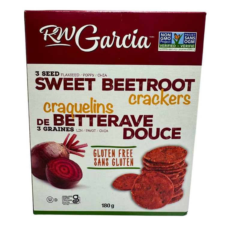 RW Garcia Sweet Beet Crackers | 180 grams