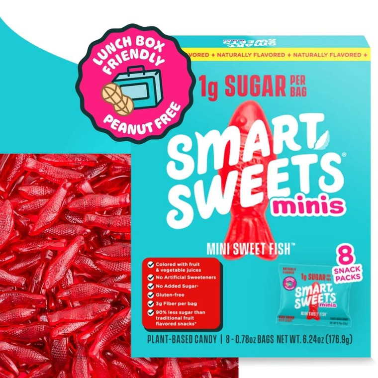 Smart Sweets Mini Sweet Fish | 176 grams