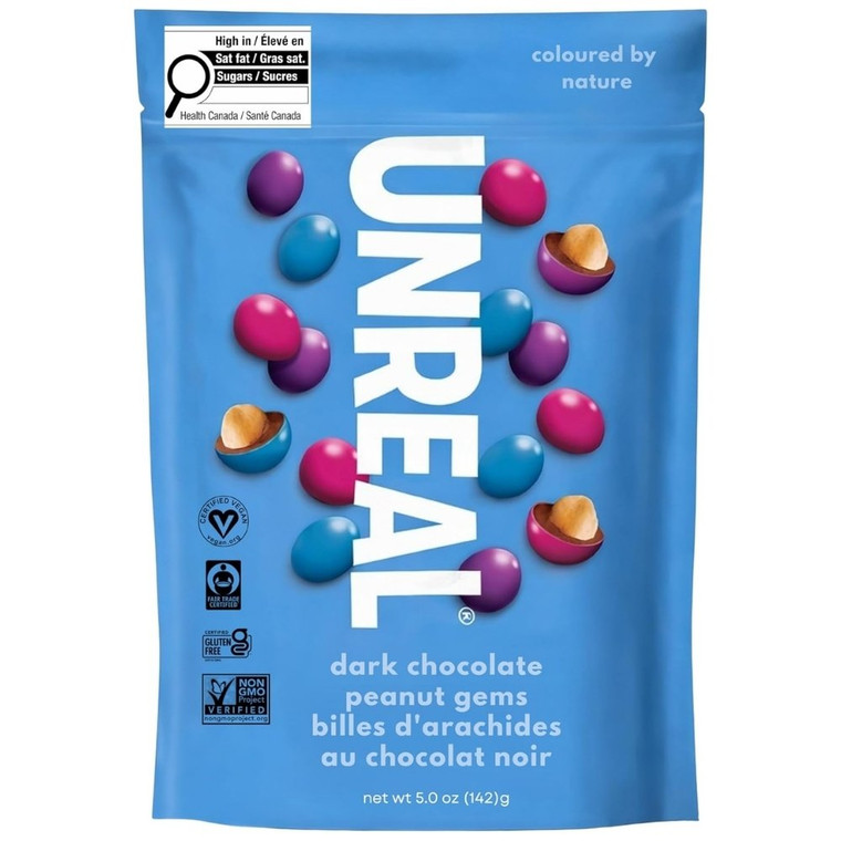 Unreal Dark Chocolate Peanut Gems | 142 grams