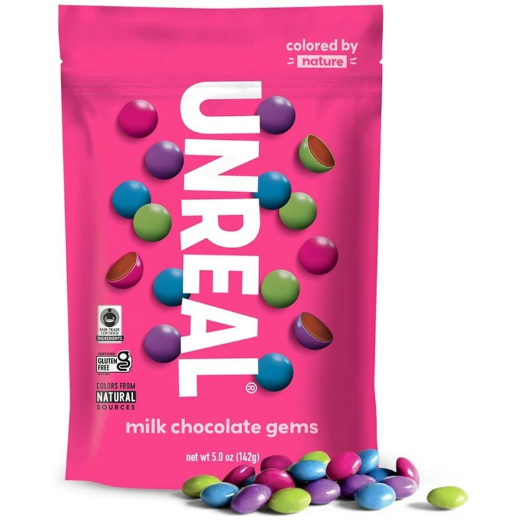 Unreal Milk Chocolate Gems | 142 grams