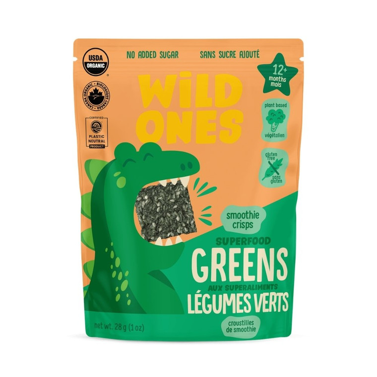 Wild Ones Superfood Greens Crisps | 28 grams