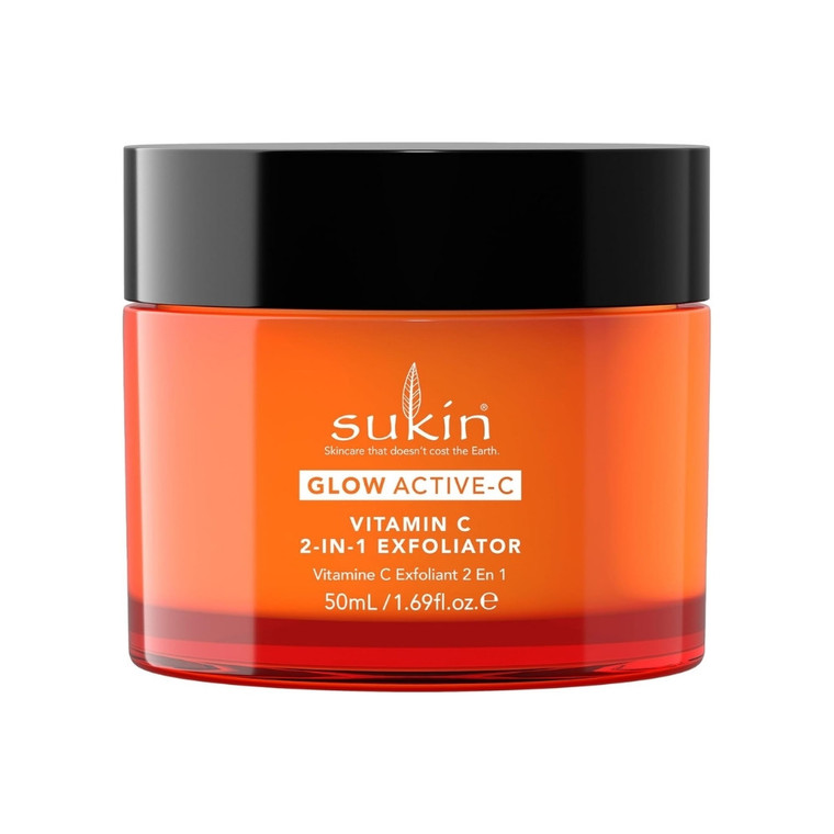 Sukin Glow Active-C 2-in-1 Exfoliator | 50 mL