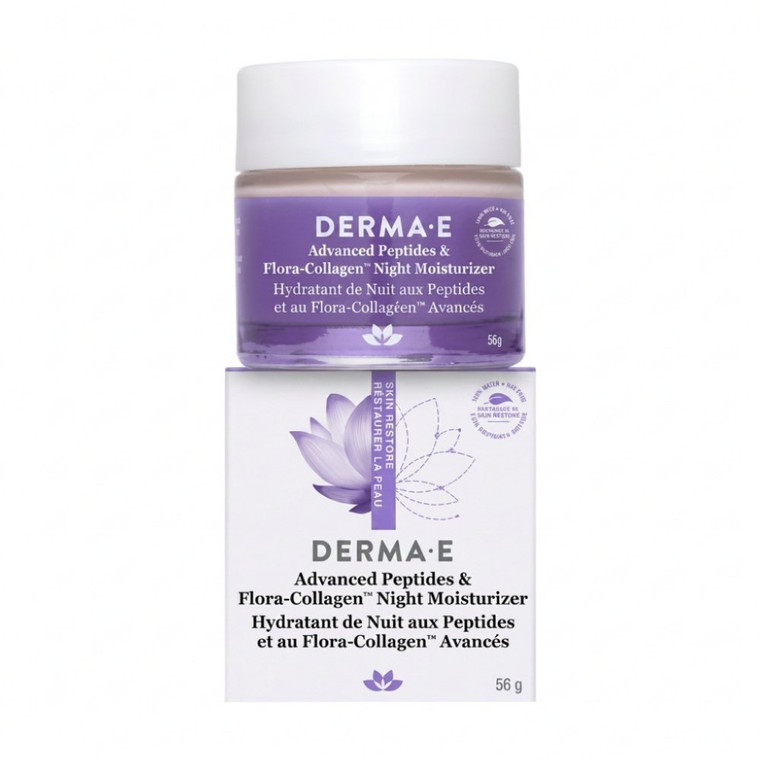 Derma E Advanced Peptides Collagen Night Moisturizer | 56 g