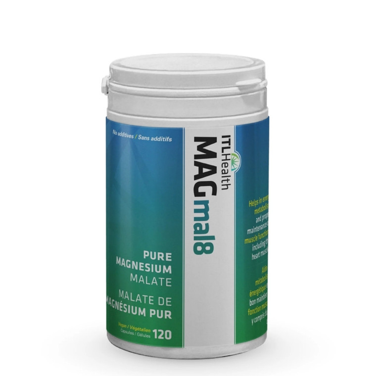 ITL Health MAGmal8 Magnesium Malate | 120 Capsules