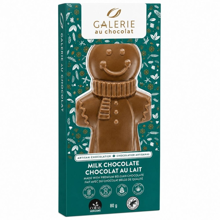 Galerie Au Chocolat Milk Chocolate Gingerbread | 80 g