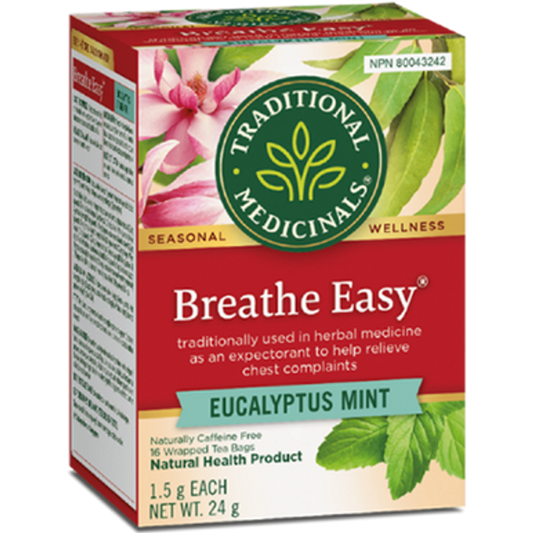 Traditional Medicinals Breathe Easy Eucalyptus Mint Tea