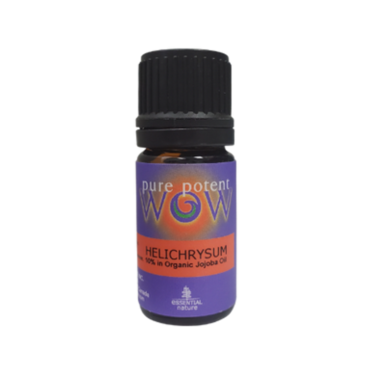 Pure Potent WOW Certified Organic Helichrysum 10% Essential Oil in Organic Jojoba Oil Blend 5 ml
