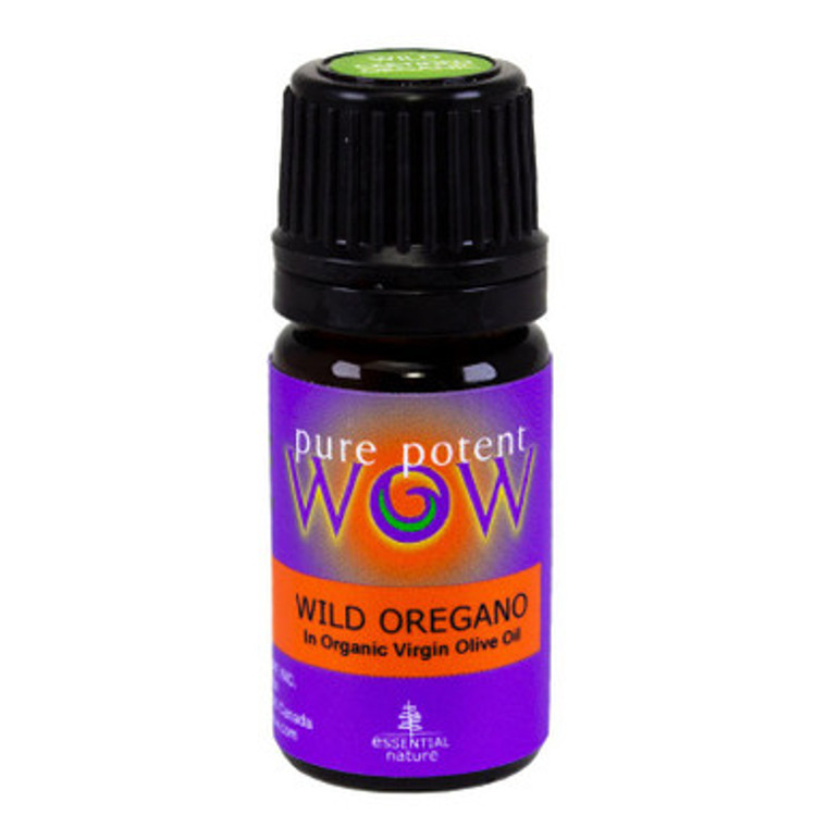 Pure Potent WOW Certified Organic Wild Oregano Virgin Olive Oil Blend | 5mL