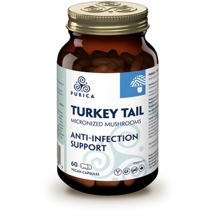 Purica Turkey Tail Micronized Mushrooms Capsules