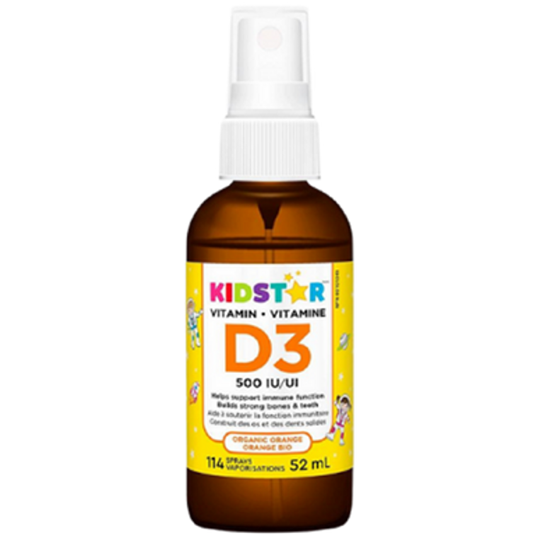 KidStar Nutrients Vitamin D3 500 IU Spray