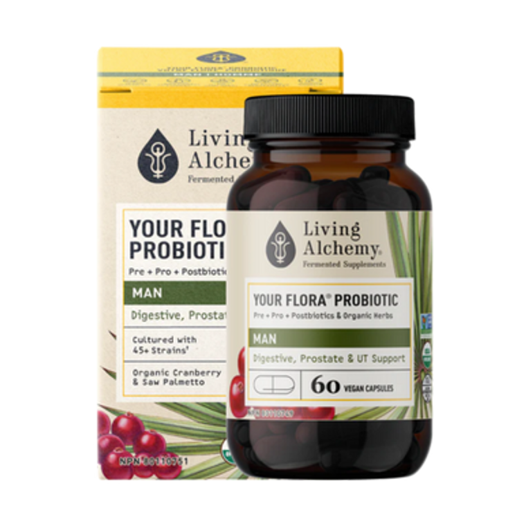 Living Alchemy Your Flora Probiotic Man | 60 Capsules