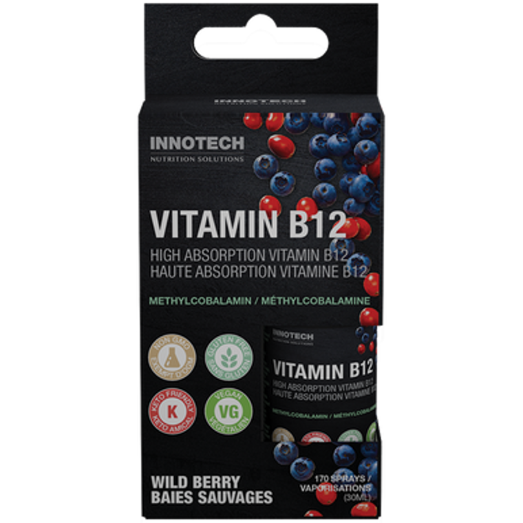 Innotech Nutrition Vitamin B12 Methylcobalamin Oral Spray 30mL