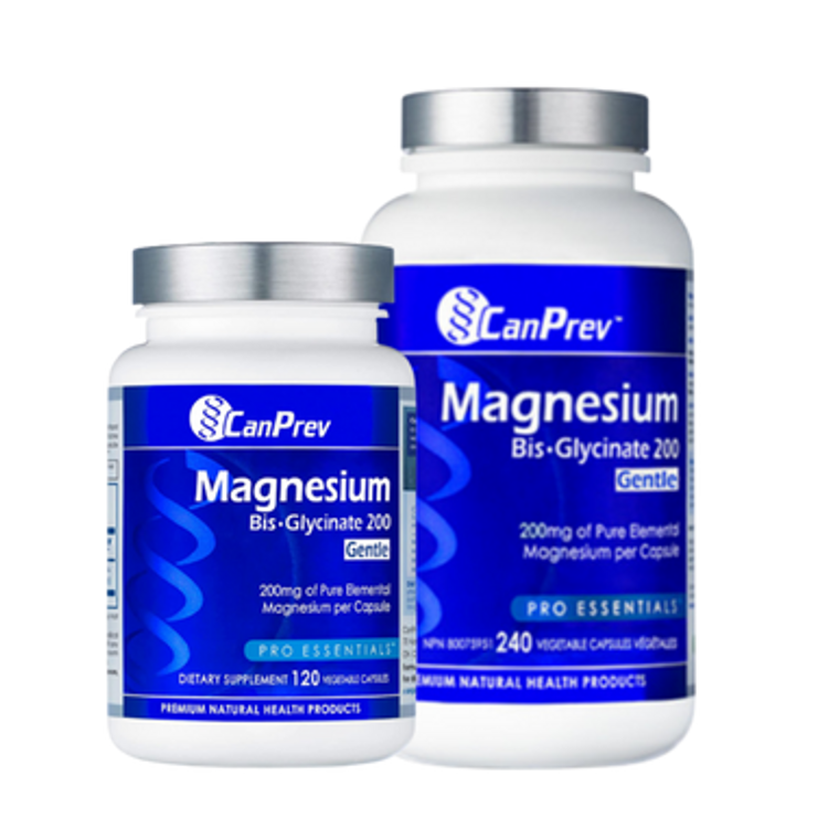 CanPrev Magnesium Bis-Glycinate 200 Gentle Capsules