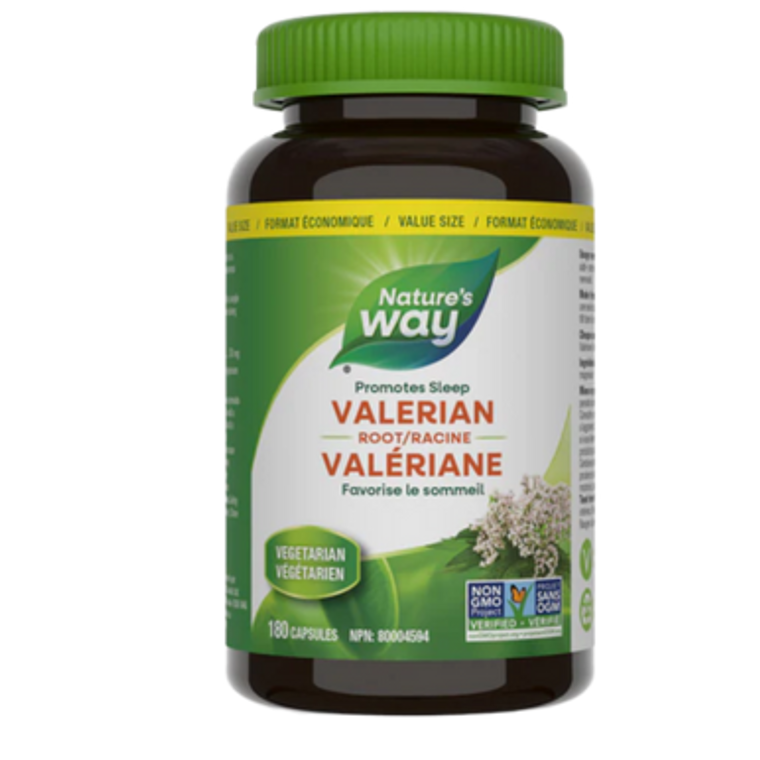 Nature's Way Valerian Root Promotes Sleep | 180 Capsules