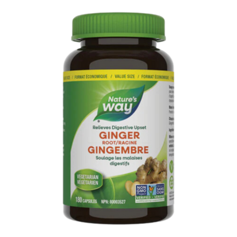 Nature's Way Ginger Root Value Size Gastrointestinal Discomfort Capsules Nature's Way Ginger Root Value Size Gastrointestinal Discomfort Capsules