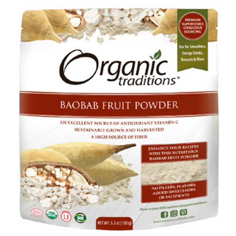 Organic Traditions Baobab Fruit Powder Organic Traditions Baobab Fruit Powder