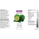 NOW 100% Pure Lime Essential Oil - product label