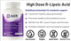 AOR High Dose R-Lipoic Acid Vegi Capsule - Features