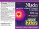 Natural Factors Niacin Inositol Hexanicotinate Flush Free 500 mg Capsules - Label