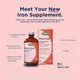 Flora Iron+ with B-Vitamin Complex Liquid Formula - features