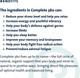 Purica Complete 360 Vegan  Capsules - Benefits
