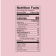 Omega Nutrition Organic Plant-Based Protein Powder Nutrition Label