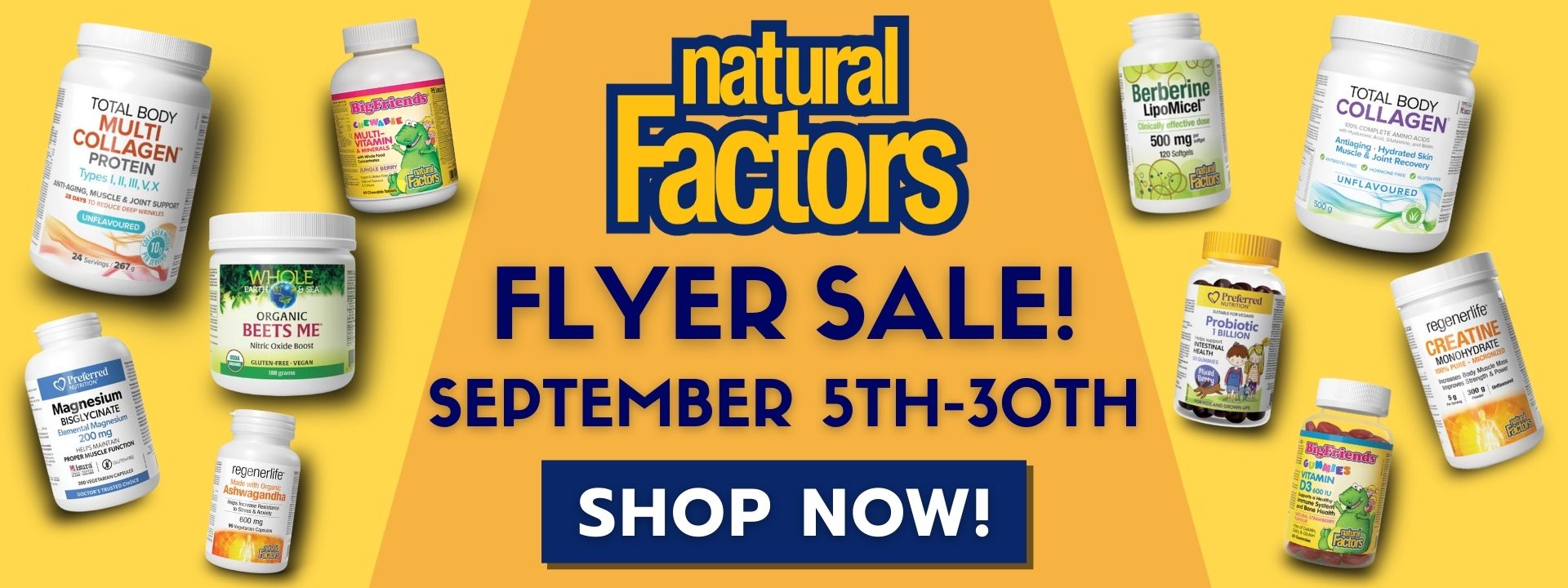 NF Flyer September 5-30th! Shop now for great fall savings!