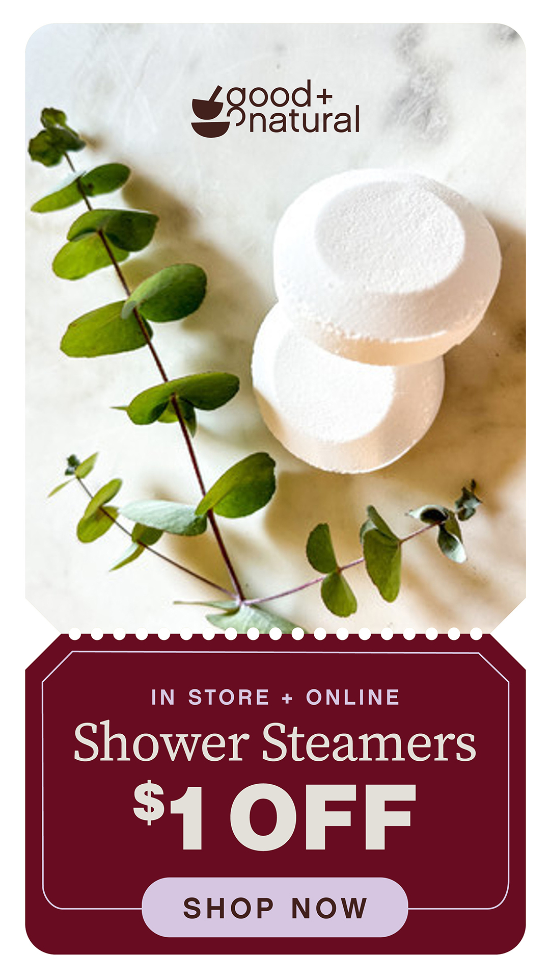 Shower Steamers $1.00 Off! Shop Now