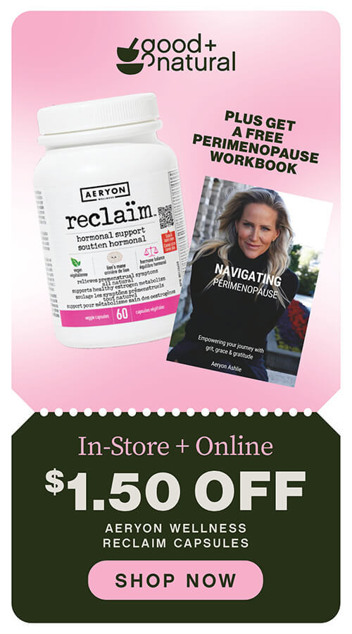 Get a free Perimenopause workbook when you buy a bottle of reclaim in the month of March!