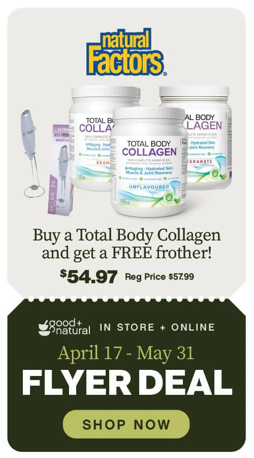 Buy a Total Body Collagen and get a FREE frother! On sale now