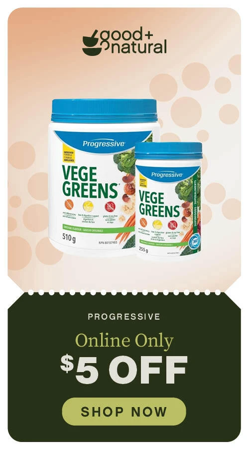 $5 off Progressive Vege Greens